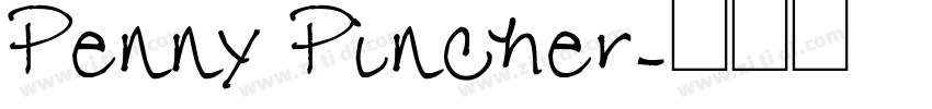 Penny Pincher字体转换
